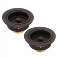 thumbnail image 2 of Westbrass D2145-12 Two Post Style Large Kitchen Basket Strainers in Oil Rubbed Bronze, 2 of 4