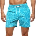 thumbnail image 1 of Kakii Men's Swim Trunks Hawaiian Bathing Mesh Lining Suit Swimsuits Beach Shorts with Pockets, 1 of 6