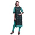thumbnail image 1 of Bimba Kurta Tunique Ethnique Imprimée pour Femmes, Tenue d'Été Droite, 1 of 6