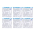 thumbnail image 2 of Vacuum Storage Bags, 6 Pack Reusable Thick PE PA Sealed Bags for Clothes Food Storage, with Suction Pump to Save Space, Dust Proof, 2 of 7
