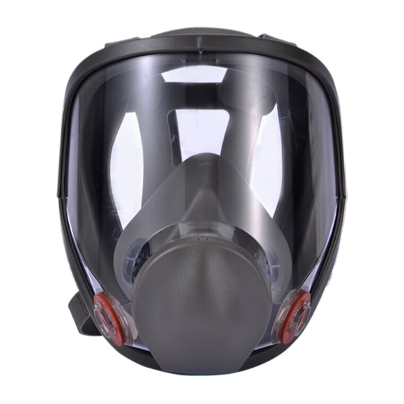 Masque Intégral Réutilisable 6800 avec Homologation Niosh, Grande Lentille pour une Grande Visibilité, Joint en Silicone et Harnais à Quatre Points pour le Confort, Idéal pour la Peinture, la Poussière et les Produits Chimiques, un Masque à Gaz
