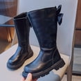 thumbnail image 4 of KIHOUT Bottes pour Filles Automne Nouvelles Bottes de Mode pour Filles à Strass avec Nœud Longues Bottes Hautes, 4 of 9