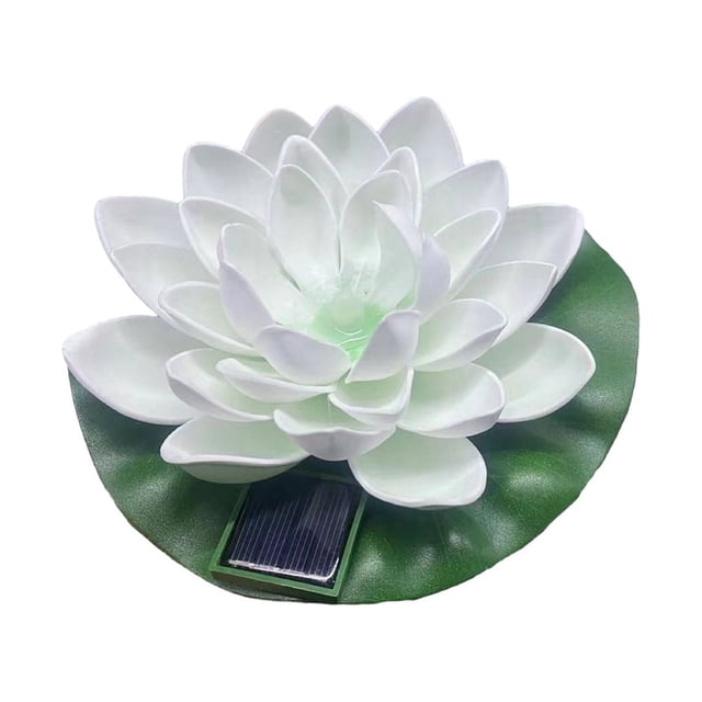 TopLLC Solar Lights Outdoor Solar Pool Lights, 1 Pack Floating Hollandia Flower For Pool, Solar Floating Pool Lights, LED Floating Solar Pond Light. Waterproof Solar Garden Lights
