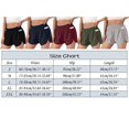 thumbnail image 3 of B91xZ Shorts de Gym pour Femmes Taille Haute Décontractée avec Poche, Multicolore G, 3 of 4