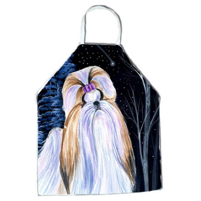 Carolines Treasures SS8381APRON Tablier Shih Tzu Nuit Étoilée - 27 x 31 Po.