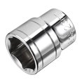 thumbnail image 1 of Unique Bargains 1/2-inch Drive 23mm 6-Point Shallow Socket, Cr-V, 1 of 5