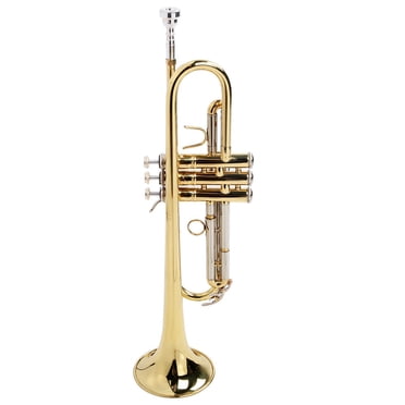 Surface Brillante Trompette Professionnelle Correctrice en Laiton Fin pour Amateur de Musique