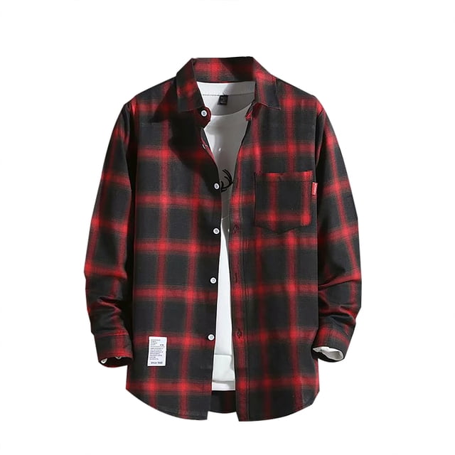 Chemise Décontractée Imprimée pour Homme Justaucorps pour Homme Automne/hiver à Manches Longues Chemise à Manches Longues Simple pour Homme Chemise Dragon à Boutons Chemise Rayée avec Dragon pour Homme Col à Revers