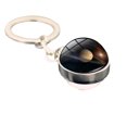 thumbnail image 2 of TopLLC Keychains Solar System Milk y Way Nebula Double Sided Glass Ball Keychain Keychain Keychain, 2 of 3