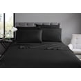 thumbnail image 2 of Swift Home Luxury 6-Piece Sheet Set with Extra Pillow Case, Double, Black, 2 of 3