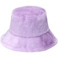 thumbnail image 1 of LinYooLi Bonnet Seau pour Femmes, Chapeau Doux et Moelleux, Bonnet d'Hiver Épais et Tendance, 1 of 5