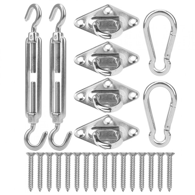 Stainless Steel Awning Accessory, Sturdy Stainless Steel Buckle, Durable For Shade Sail Field Outdoor Awning