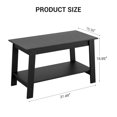 thumbnail image 4 of EDTara Coffee Table for Living Room, 2-Tier Industrial Coffee Table with Storage Shelf, Farmhouse Center Table, Rectangle Wood and Stable, Space Saving Easy Assembly, 4 of 6