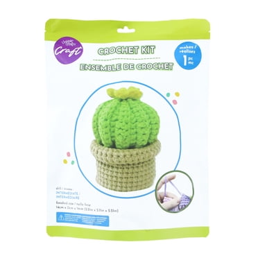 UNIQUE CREATIV CRAFT Cactus Crochet Kit 14 × 13 × 14 cm (5.5 × 5.1 × 5.5 in)