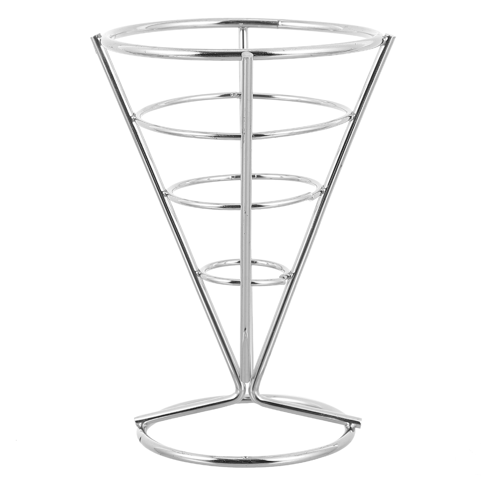 Weiweiguan French Fries Stand Food Frying Basket French Fries Rack Black Kitchen Utensil