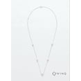 thumbnail image 1 of WINQ Multi-Station Bezel Necklace Lab Grown Diamond 14K Gold, 1 of 5