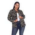 thumbnail image 1 of White Mark Women's Camo Denim Jacket, 1 of 6