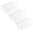 thumbnail image 2 of Oleegame 1PC Trashcans For Bedroom Fridge Refrigerator Buckle Removable Allocator Space Baffle Divider Kitchen，Dining & Bar White, 2 of 9