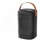 Fast Heating Oscillating Space Heater Remote Control & Timer Auto Battery Operated Space Heater Space Heaters for Indoor Use with Camp Heater Portable Heater for Camping Cordless Radiator Space Heater