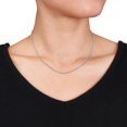 thumbnail image 2 of Miabella Sterling Silver Rolo Chain Necklace, 2 of 5
