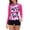 Pink, variant on Pisexur Womens Two Piece Swimsuit 2024 Tankini Bathing Suits Rash Guard Long Sleeve Bathing Suit UV Block Swimsuits Boy Shorts Bottom Swim Shirt