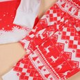 thumbnail image 4 of Pantalon de Pyjama Tenue Parent-Enfant Costumes de Noël Patchwork à Carreaux Imprimés Vêtements d'Intérieur Col Rond Manches Longues Pyjamas Ensembles Deux Pièces Pyjamas de Noël Assortis pour Couples en Liquidation, 4 of 9