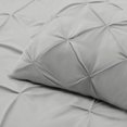 thumbnail image 4 of Nestl Couette à Plis Pincés, Ensemble de Couette Simple/Simple TG, Gris Argenté, 4 of 6