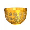 thumbnail image 1 of DOLITY Brass Treasure Bowl Bai Fu Bowl Craft Storage Container for Living Room Home, 1 of 9