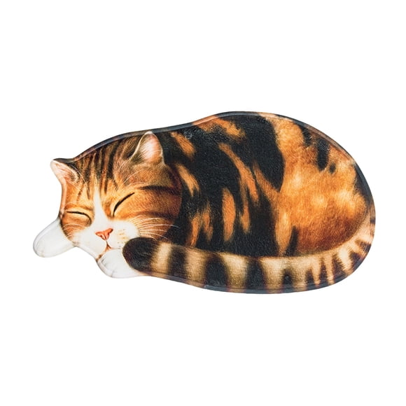 Food Choppers 3D Pussy Theme Series Carpet,Welcome Floor Doormat 15.74x29.92in Non Slip Floor Mat Summer Holiday Funny Novelty Door Mats Indoor Outdoor Decor