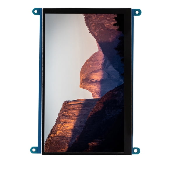 7 Inch LCD Screen Touchscreen Monitor, 1024x600 HD Display Screen with Capacitive Touch, Port, for Raspberry RPI 1 2 3