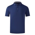 thumbnail image 5 of Dealovy 2pc Womens Plus Size Tops Short Sleeve Lapel Collared Quick Dry Athletic Golf Active Gym T-Shirts, 5 of 5