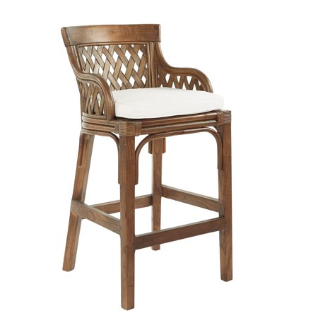 OSP Home Furnishings Plantation Bar Stool with Bro