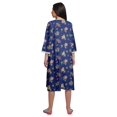 thumbnail image 4 of Moomaya Robe de Nuit d'Allaitement en Coton à Col Rond Imprimée pour Femmes, 4 of 6