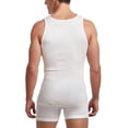 thumbnail image 3 of Stanfield’s Men’s Athletic Tank, 4-pack, White, Large, 3 of 4