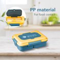 thumbnail image 4 of Bento Box, Lunch Box Kids, Bento Lunch Box for Kids/Toddler/Adults, 1600ML-5 Compartment Bento Box Adult Lunch Box, Built-in Utensil Set, Leak-Proof, Food-Safe Materials, 4 of 7