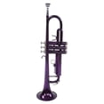 thumbnail image 3 of B Flat Trumpets, Detachable Mouthpiece Trumpet Set Replacement Durable  For Music Learning Purple,Black, 3 of 8