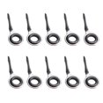 thumbnail image 1 of 10x Stainless Steel Fishing Rod Guides Fishing Rod Tip 6, 1 of 8
