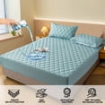 thumbnail image 1 of Vrorvz Waterproof Non slip Mattress Protector Soft Polyester Bed Cover for Pets and Stays Secure All Night Suit up to 15 inch Mattress Easy to Clean and Long Lasting, 1 of 5