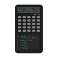 thumbnail image 1 of Basic Calculator Notepad with LCD Writing Tablet, Rechargeable 12 Digit Display DrawingMemo PadsPlanning Boards, Hand-held for Daily Office(Black), 1 of 7