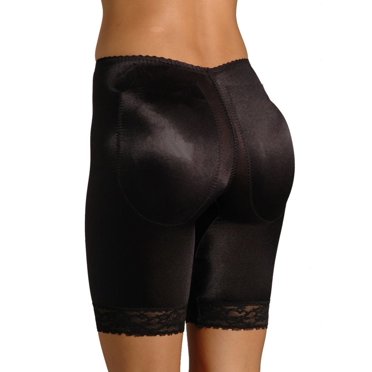 Women's Rago 916 Long Leg Padded Shaping Panty (Black 2X)