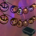 thumbnail image 2 of Halloween Spider Bat String Light Lamp Halloween Decoration Light Atmosphere Light for Carnival Theme Party, 2 of 10