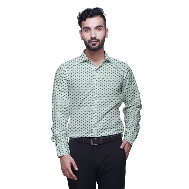 BESTMAN Long Sleeve Formal Shirt For Men Button Down Cotton Men Shirts