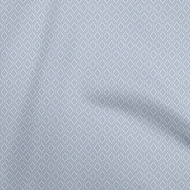 oneOone Velvet Sky Blue Fabric Block Sewing Material Print Fabric By The Yard 58 Inch Wide-CL