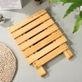 thumbnail image 4 of IFANLANDOR Wooden Folding Outdoor Side Table Sturdy Design Portable for Garden and Home, 4 of 8
