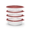 thumbnail image 4 of Rubbermaid TakeAlongs 2.9-Cup Food Storage Containers, Meal Prep Containers with Lids, Limited-Edition Maple Leaf Red, 4-Pack, 4 of 6