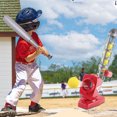 thumbnail image 3 of Baseball Pitching Machine, 2 in 1 Baseball Tennis Pitcher with Retractable Bat Elastic Tennis Racket Boys Girls Indoor Outdoor Sports Game, 3 of 7