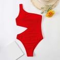 thumbnail image 4 of Ketyyh-chn99 Maillot de Bain Femmes Shorts de Natation Hauts Femmes One Piece Robe de Bain Maillots de Bain pour Femmes Contrôle du Ventre Robes de Bain Jupe Maillot de Bain Rouge,TG, 4 of 4