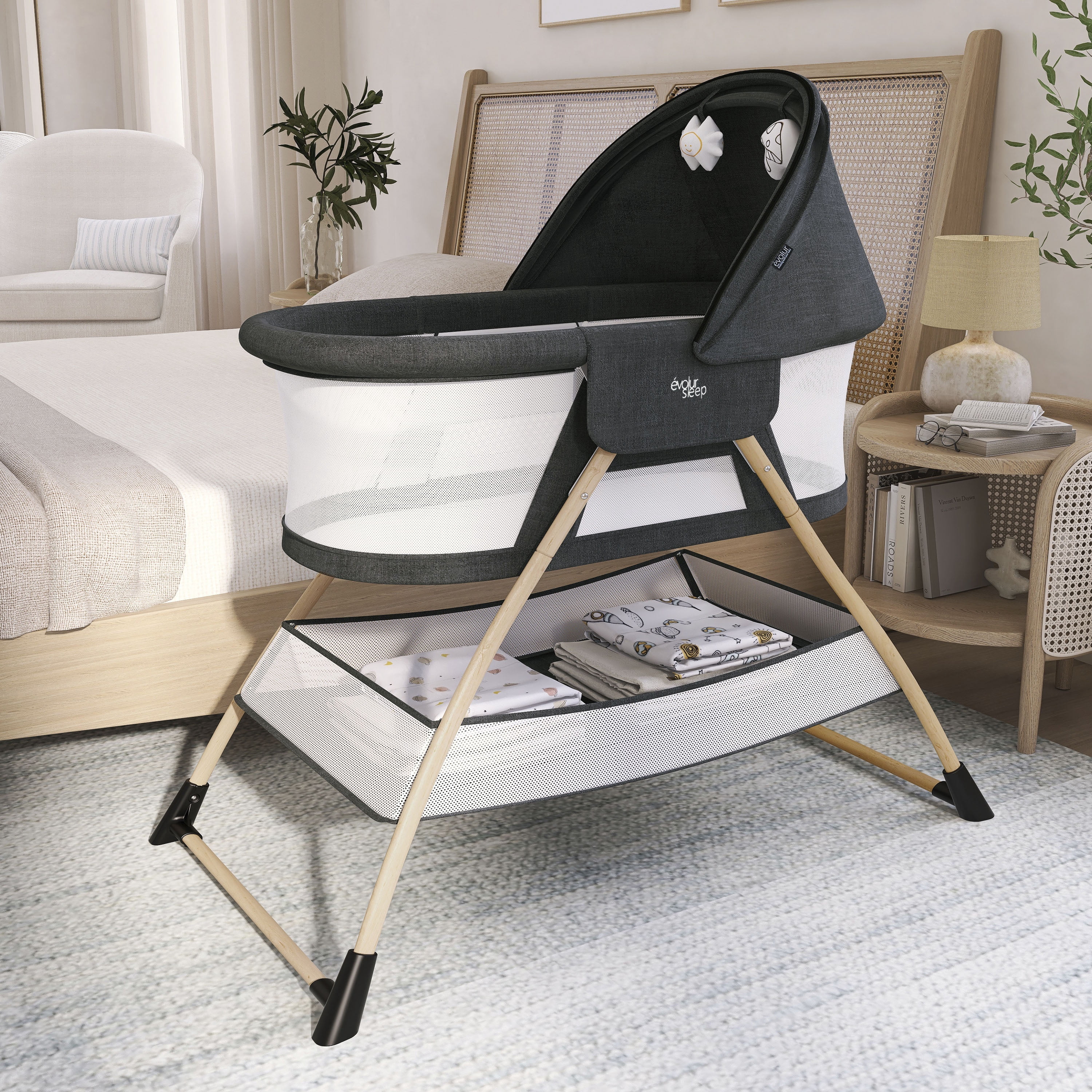 Berceau Evolur Cozy Dreamer, noir