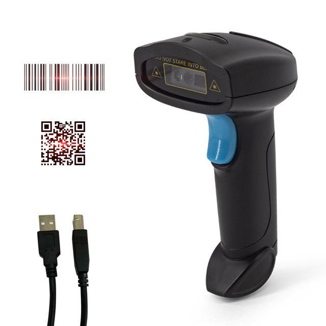 Yeacher Lecteur de Codes-Barres 1D 2D Portable USB Déclencheur Manuel/numérisation Automatique Continue