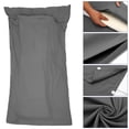 thumbnail image 4 of Sac de Couchage 45.28x82.68 Pouces Doublure de Sac de Couchage de Voyage pour Randonnée Camping, 4 of 8